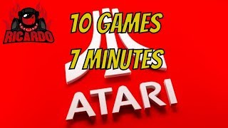 Atari ST 10 Games 7 minutes [upl. by Atinomar]