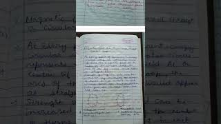 Class 10 Physics Magnetic Effect of Electric Current Topper Handwritten Notes 🔥🔥 [upl. by Eimmij]