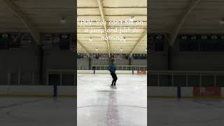 Maybe I can make this a new jump combo figureskater figureskating trending skating iceskating [upl. by Mak]