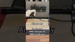 Airsoft Load sound EMG Staccato XC GBB Airsoft gun airsoft asmrsounds toys [upl. by Millburn]