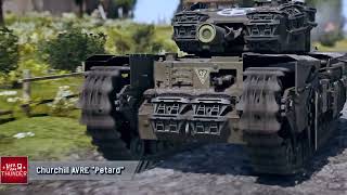 War Thunder  Churchill AVRE “Petard” [upl. by Vonni3]