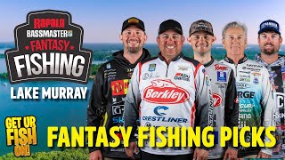 2024 Bassmaster Fantasy Fishing Picks for Lake Murray [upl. by Sammy]