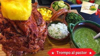 Tacos al pastor receta casera Trompo al pastor [upl. by Bove]