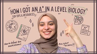 HOW I GOT A IN A LEVEL BIOLOGY  TOP revision tips resources notes amp websites to ace your exams [upl. by Isadora]