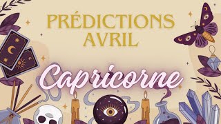 Capricorne  Compréhension sur la personne du passéqui revient  Guidance générale avril [upl. by Osy122]