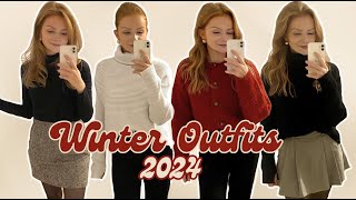 Winter Outfits 2024  Zara  HampM  Asos  Pull amp Bear [upl. by Oneg951]