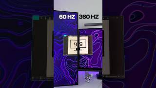 60 Hz vs 360 Hz 👀 Is there a Crazy Difference [upl. by Bernadene]