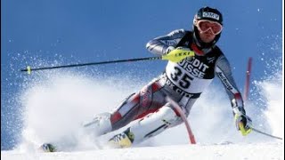 Bib 35 Heinz Schilchegger wins slalom Park City 2000 [upl. by Adnwahs76]