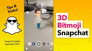 How to Use 3D Bitmoji on Snapchat [upl. by Aes265]