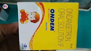 Ondem Syrup  Ondasetron Syrup  Ondem Syrup Uses Benefits dosage review in hindi [upl. by Issor156]