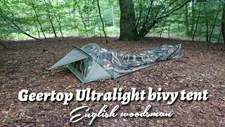 Geertop ultralight 1 person waterproof personal bivy tent fast and easy setup [upl. by Nosnirb80]