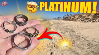 I Found PLATINUM Metal Detecting a Beach NOBODY Wanted to Hunt • Roadtrip Day 10 [upl. by Hunfredo32]