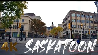 Saskatoon Saskatchewan Canada 🇨🇦 4kDowntown [upl. by Braden]