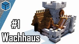 Minecraft Wachhaus bauen  Minecraft kleine Burg bauen deutsch  Teil 12 [upl. by Acile]