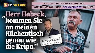 Exklusiv Das VideoInterview mit dem Mann der Habeck quotSchwachkopfquot nannte [upl. by Malissia126]