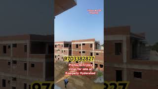 Villas for Sale at Kompally Hyderabad [upl. by Sajovich336]