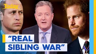 Piers Morgan on why Prince William wont see Prince Harry  Today Show Australia [upl. by Aidil]