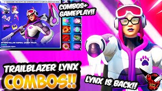 NEW TRAILBLAZER LYNX SKIN  Best Combos  Gameplay  Before You Buy  Fortnite Interstellar Pack [upl. by Atiker]