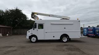 2006 FREIGHTLINER STEP VAN W ALTEC LS40 INSULATED BUCKET LIFT 578 [upl. by Anyrtak]