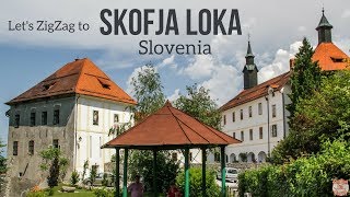 Skofja Loka Slovenia  Medieval Town and Castle [upl. by Enohsal173]