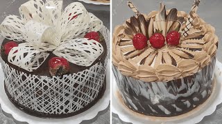 El mejor tutorial para decorar pasteles hermosos con chocolate Ideas increíbles para decorar tortas [upl. by Guevara]