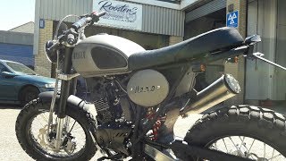 Bullit Hero 125 Scrambler wwwroosterscccom [upl. by Nesyla849]