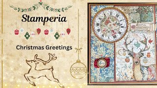 Stamperia Christmas Greetings Base Album Build [upl. by Beaufort]