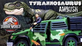 Mattel Jurassic World Legacy Collection Tyrannosaurus Ambush Review Lost World Buck rex [upl. by Virgy]