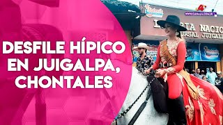 Desfile hípico en celebración de las fiestas patronales de Juigalpa Chontales [upl. by Ayanal612]