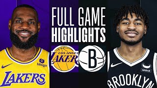 LAKERS at NETS  FULL GAME HIGHLIGHTS  March 31 2024 [upl. by Gui]