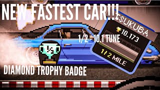 12 MILLE TUNE SETUP Diamond trophy badge  Pixel Car Racer [upl. by Okihcas]