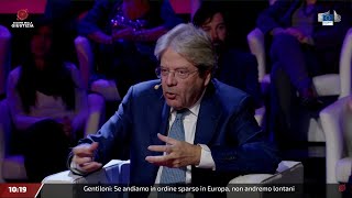 Salone della Giustizia 2024  Face to Face tra Paolo Gentiloni e Monetari Luigi Contu [upl. by Iidnarb]