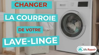 Comment changer la courroie dun lavelinge ARISTON AC128LFR [upl. by Spratt644]