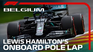 Lewis Hamiltons Pole Lap  2020 Belgian Grand Prix  Pirelli [upl. by Ardnoid]