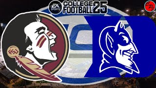 Florida State vs Duke Week 8 ACC College Football 25 SIM [upl. by Corsiglia]