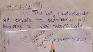 class11Atomic structureBlack bodyBlack body radiationsBlack body in teluguchemistry topic [upl. by Inalel]