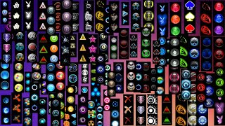 Collection of 2000 custom Start Orbsbuttons [upl. by Araas631]