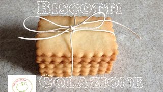 Biscotti per la colazione un impasto insolito [upl. by Nealah830]