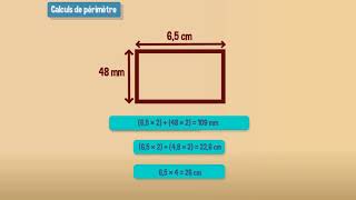 Géométrie  calculer le périmètre  CM2 [upl. by Annetta]