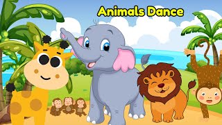 Animal Dance Song  Kids Song  Cocomelon Nursery Rhymes [upl. by Haidadej32]