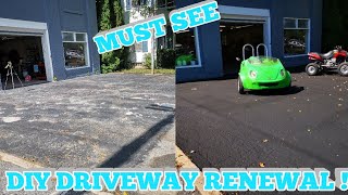 DRIVEWAY SEALER RESURFACER [upl. by Adnamal]