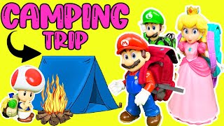 The Super Mario Bros CAMPING TRIP with Princess Peach Donkey Kong and Toad [upl. by Geier997]