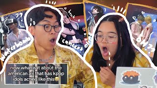 REACTING TO STEAMY KPOP CONCERT MOMENTS Waterbomb Lisa quotRockstarquot MV Reaction amp Idol Drag Names [upl. by Benil]