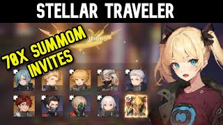 Stellar Traveler  Testing My Luck 70x Summon Invites [upl. by Laniger]