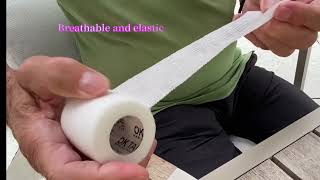 Cohesive bandage  Joint stabilisation Reusable [upl. by Yelekreb]