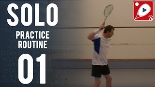 5 Solo Drills EVERY Squash Player Should Try [upl. by Rednijar]