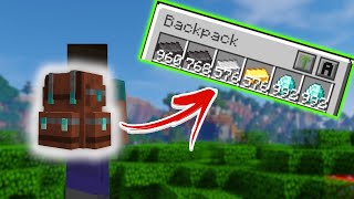 SOPHISTICATED BACKPACKS 1181 TUTORIAL COMPLETO  MINECRAFT MODS [upl. by Gamin]