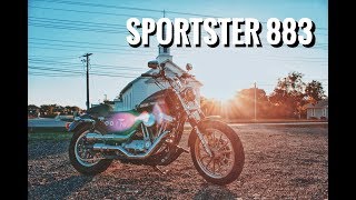 SPORTSTER 883 WALKAROUND [upl. by Eniledgam]