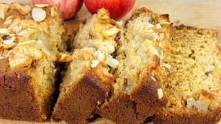 3 Apples and 10 Minutes for this Delicious Apple Loaf Cake❗️ applecake loafcake 446 cake [upl. by Aidnis953]