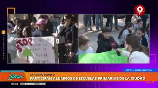 Alumnos de Gualeguaychú reclamaron contra la contaminación [upl. by Nilhtac950]